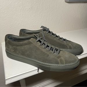 Common Projects | Suede Olive Green Sneaker Size 43 (US 10)